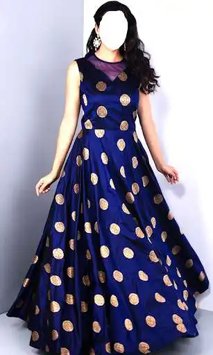 Play Girls Designer Frock Photo Editor as an online game Girls Designer Frock Photo Editor with UptoPlay