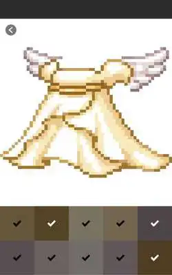 Play Girls Dresses Color By Number, Girl Coloring Book