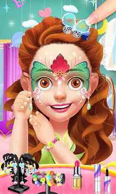 Play Girls Face Paint Makeup Salon