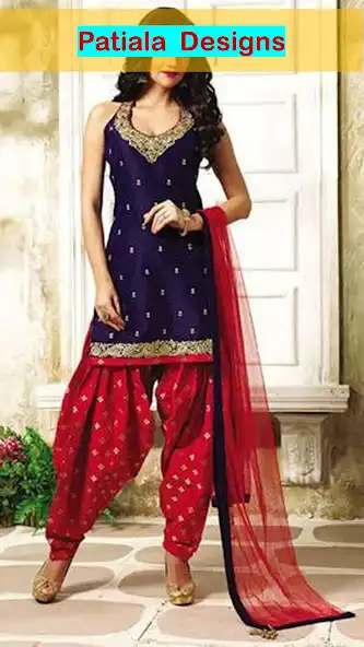 Play Girls Fancy Patiala Designs as an online game Girls Fancy Patiala Designs with UptoPlay