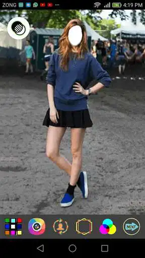 Play APK Girls Fashion Modeling Selfie  and enjoy Girls Fashion Modeling Selfie with UptoPlay com.freeappscollection.girls.ramp.walking.fashion.catwalk.sefie.photo.frames
