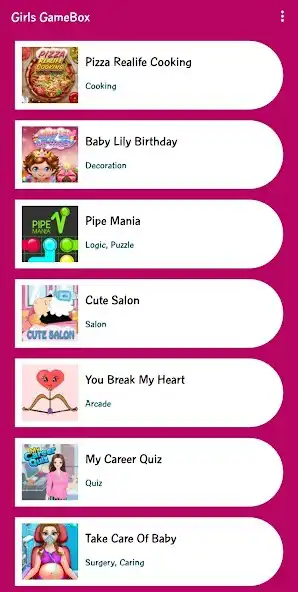 Play Girls GameBox - Games for Girls  and enjoy Girls GameBox - Games for Girls with UptoPlay