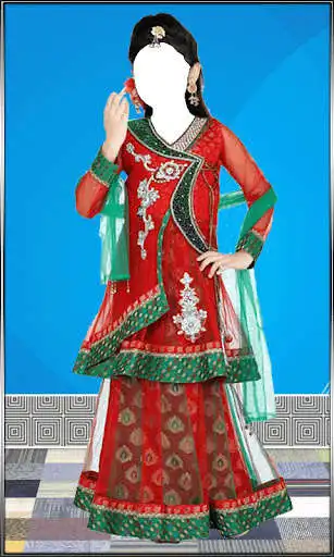 Play Girls Ghagra Choli Suit as an online game Girls Ghagra Choli Suit with UptoPlay