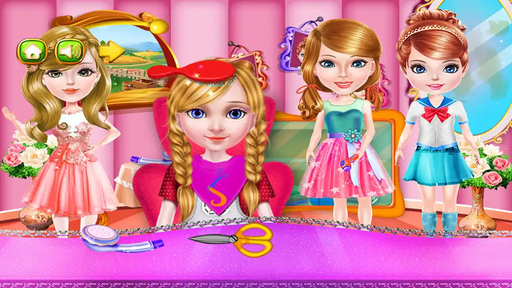 Play Girls hairdresser salon as an online game Girls hairdresser salon with UptoPlay