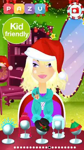 Play Girls Hair Salon Christmas  and enjoy Girls Hair Salon Christmas with UptoPlay