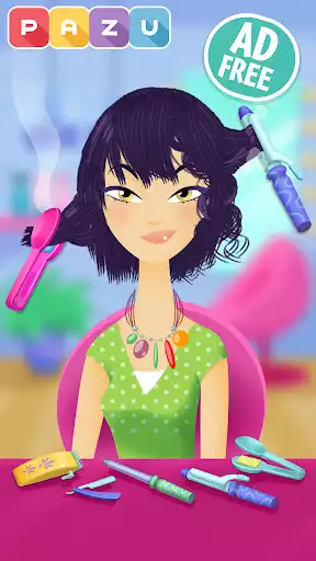 Play Girls Hair Salon as an online game Girls Hair Salon with UptoPlay