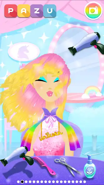 Play Girls Hair Salon Unicorn