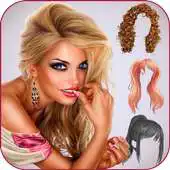 Free play online Girls Hairstyles Photo Editor APK