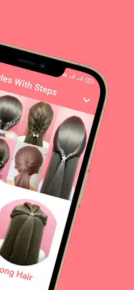 Play Girls Hairstyles With Steps as an online game Girls Hairstyles With Steps with UptoPlay