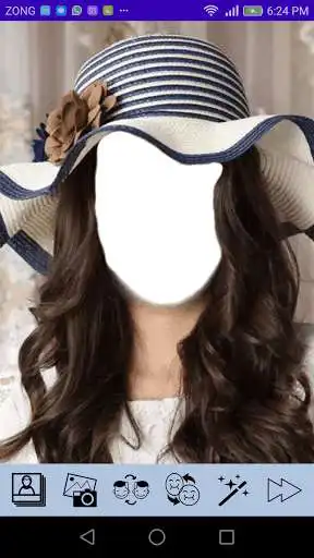 Play Girls Hat Photo Editor as an online game Girls Hat Photo Editor with UptoPlay