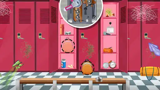 Play Girls High School Cleaning: Princess Room Cleanup as an online game Girls High School Cleaning: Princess Room Cleanup with UptoPlay