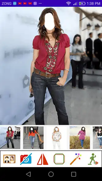 Play Girls Jeans Fashion Selfie as an online game Girls Jeans Fashion Selfie with UptoPlay