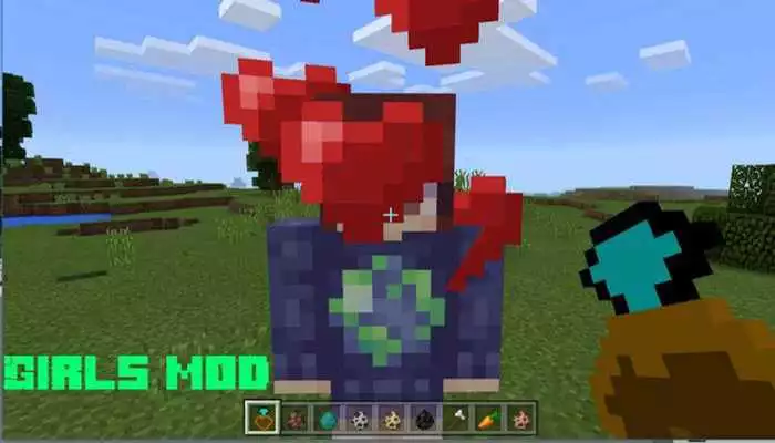 Play Girls mod for minecraft