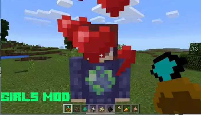 Play Girls mod for minecraft