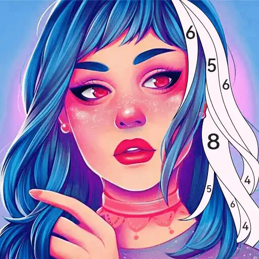 Play Girls Paint by Number Coloring APK