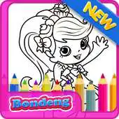 Free play online Girls Shopkins Coloring APK