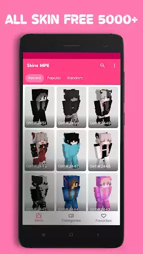 Play Girls Skins for Minecraft PE  and enjoy Girls Skins for Minecraft PE with UptoPlay