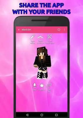 Play Girls Skins with Ears for Minecraft in 3D