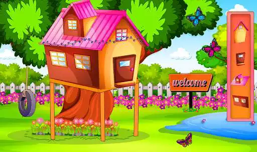 Play Girl Tree House Building Games: Design & Decorate  and enjoy Girl Tree House Building Games: Design & Decorate with UptoPlay