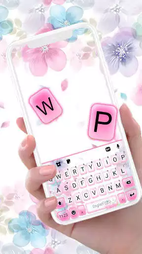 Play Girly Flowers Keyboard Background  and enjoy Girly Flowers Keyboard Background with UptoPlay