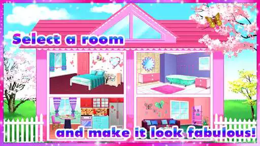 Play Girly House Decorating Game  and enjoy Girly House Decorating Game with UptoPlay