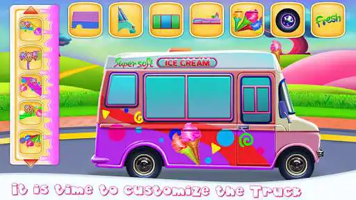 Play Girly Ice Cream Truck Car Wash  and enjoy Girly Ice Cream Truck Car Wash with UptoPlay