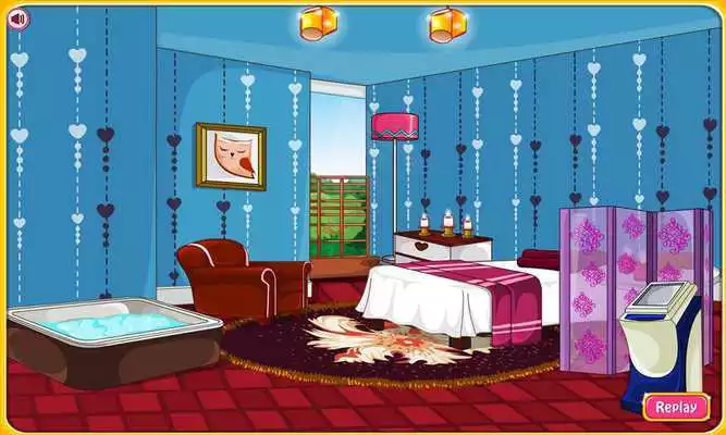 Play Girly room decoration game