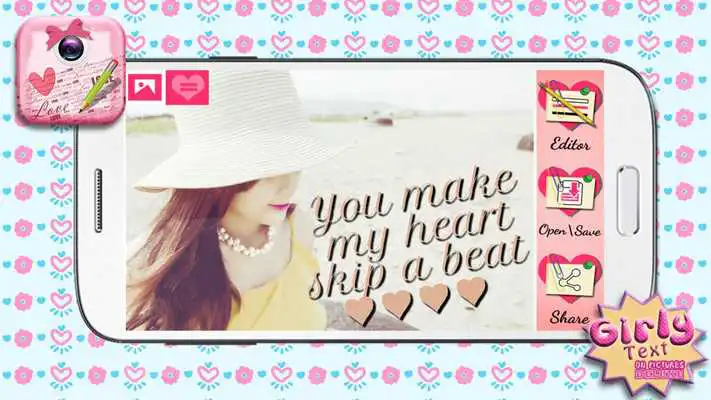 Play Girly Text on Pictures Deluxe