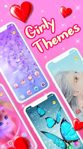 Play Girly Themes HD Wallpapers 3D icon packs  and enjoy Girly Themes HD Wallpapers 3D icon packs with UptoPlay