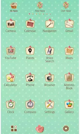 Play Girly Wallpaper Rose and Mint