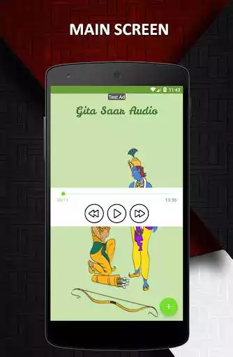 Play Gita Saar Audio in Hindi - Bhagvad Geeta Saar  and enjoy Gita Saar Audio in Hindi - Bhagvad Geeta Saar with UptoPlay