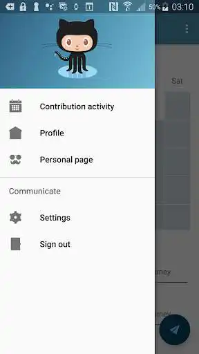 Play APK GitJourney for GitHub  and enjoy GitJourney for GitHub with UptoPlay com.oklab.githubjourney