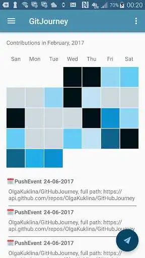 Play APK GitJourney for GitHub  and enjoy GitJourney for GitHub with UptoPlay com.oklab.githubjourney