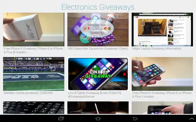Play Giveaways on YouTube