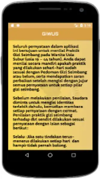 Play GiWUS - Gizi Seimbang pada WUS as an online game GiWUS - Gizi Seimbang pada WUS with UptoPlay
