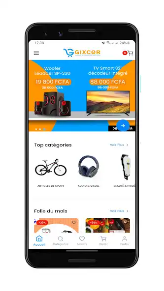 Play Gixcor - Achetez moins cher  and enjoy Gixcor - Achetez moins cher with UptoPlay