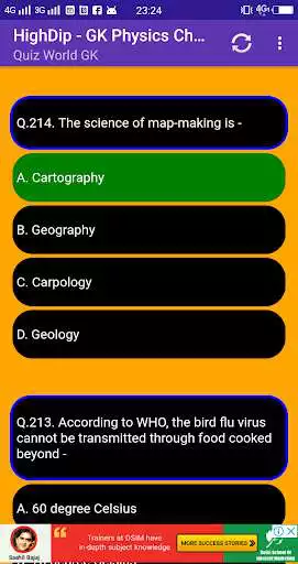 Play GK and Science 10000 Questions - HighDip