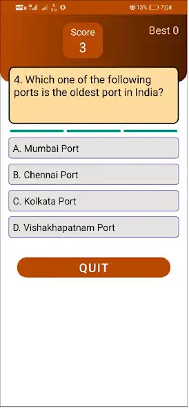 Play GK Quiz India as an online game GK Quiz India with UptoPlay