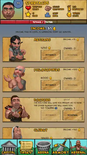 Play Gladiator: Rise Of Legends as an online game Gladiator: Rise Of Legends with UptoPlay