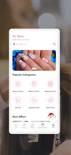 Play Glamera - Beauty Services Booking as an online game Glamera - Beauty Services Booking with UptoPlay