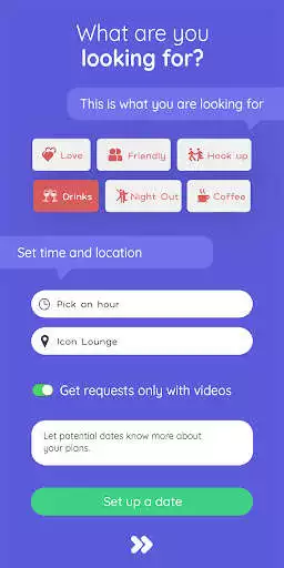 Play Glaries - Dating App as an online game Glaries - Dating App with UptoPlay