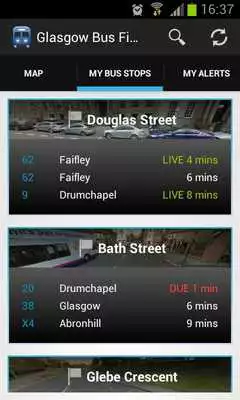 Play Glasgow Bus Finder