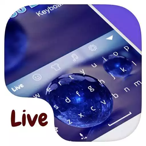 Run free android online Glass Ball Live Keyboard Theme APK