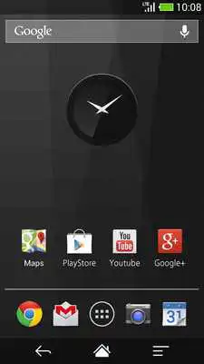 Play Glass clock widget B -Me Clock