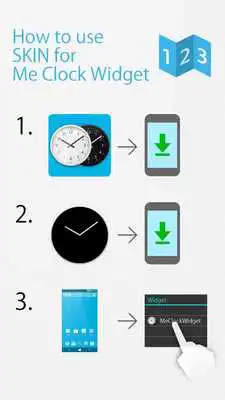 Play Glass clock widget B -Me Clock