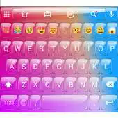 Free play online Glass Colorful Emoji Keyboard APK