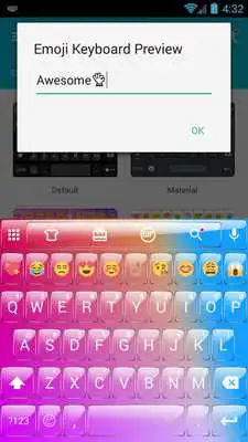Play Glass Colorful Emoji Keyboard