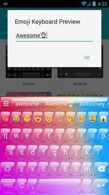 Play Glass Colorful Emoji Keyboard