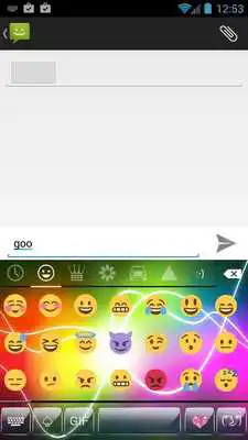 Play Glass Electric Emoji Keyboard