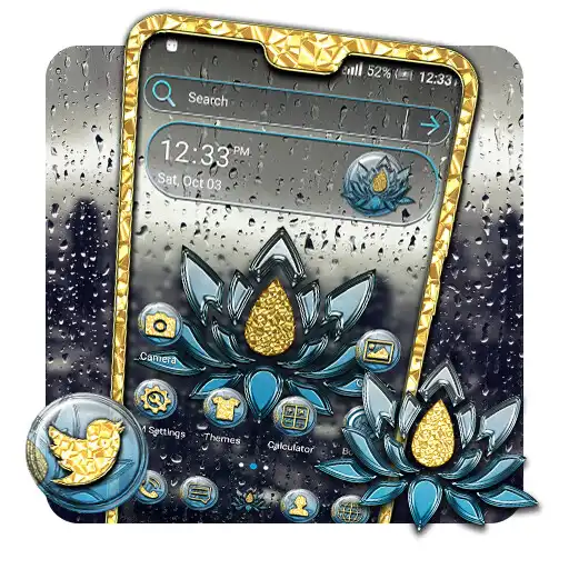 Play Glass Lotus Launcher Theme APK